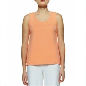 Eileen Fisher Papaya Peach Silk Tank XL